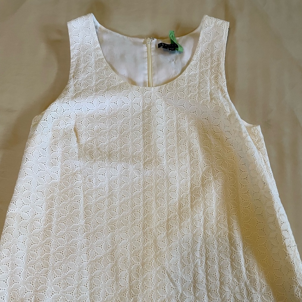 Theory Eyelet Shell Blouse